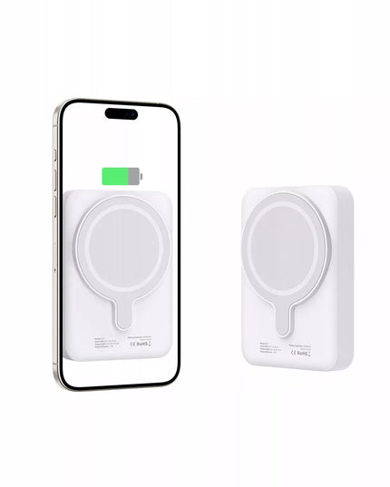 Magnetinis išorinis akumuliatorius 15W Qi indukciniam įkrovimui 10000mAh