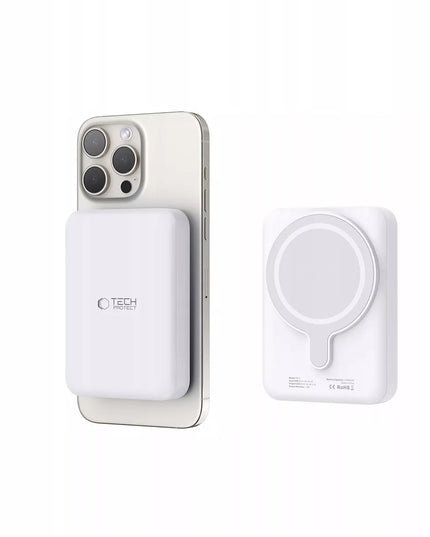 Magnetinis išorinis akumuliatorius 15W Qi indukciniam įkrovimui 10000mAh