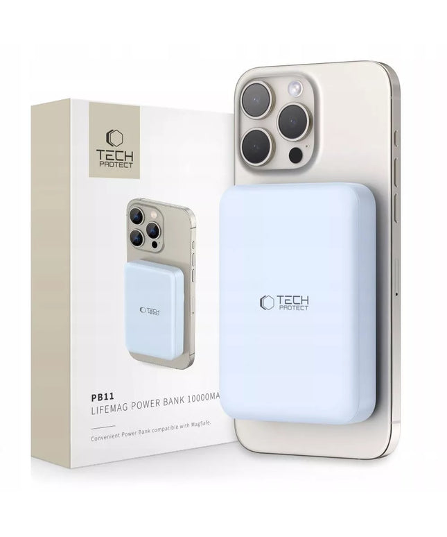 Magnetinis išorinis akumuliatorius "Powerbank" 15W Qi MagSafe 10000mAh