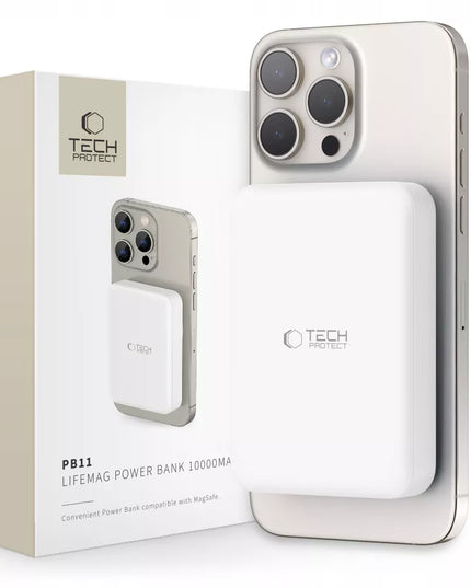 Magnetinis išorinis akumuliatorius Power Bank 15W Qi MagSafe 10000mAh