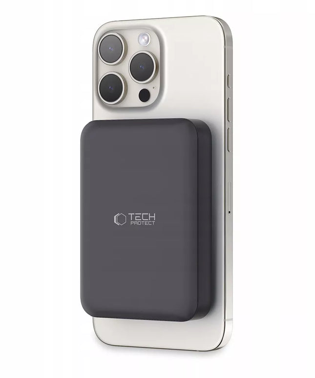 Magnetinis išorinis akumuliatorius PowerBank Qi su MagSafe 10000mAh 15W USB-C