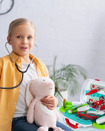 MalPlay mažojo gydytojo medicinos rinkinys krepšyje
