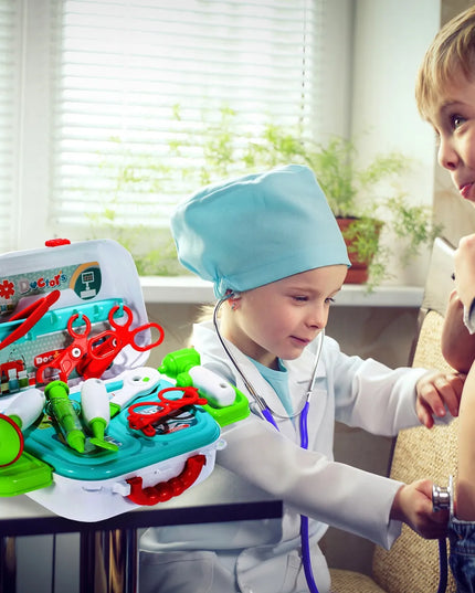 MalPlay mažojo gydytojo medicinos rinkinys krepšyje
