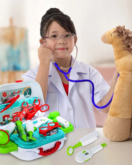 MalPlay mažojo gydytojo medicinos rinkinys krepšyje