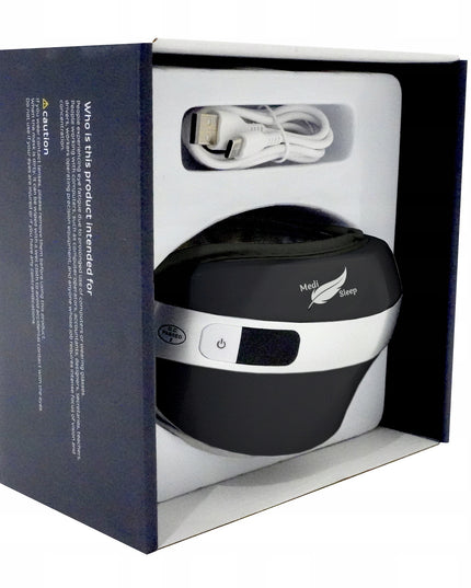 Veido ir akių masažuoklis su šiltu kompresu, 4 masažo režimai, BLUETOOTH reguliuojamas