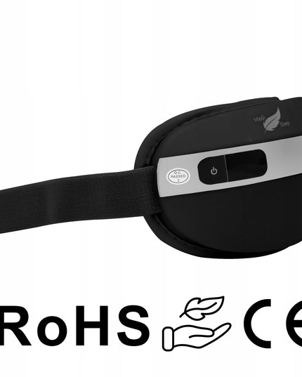 Veido ir akių masažuoklis su šiltu kompresu, 4 masažo režimai, BLUETOOTH reguliuojamas