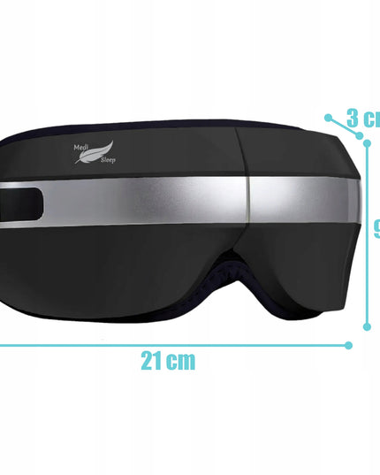 Veido ir akių masažuoklis su šiltu kompresu, 4 masažo režimai, BLUETOOTH reguliuojamas