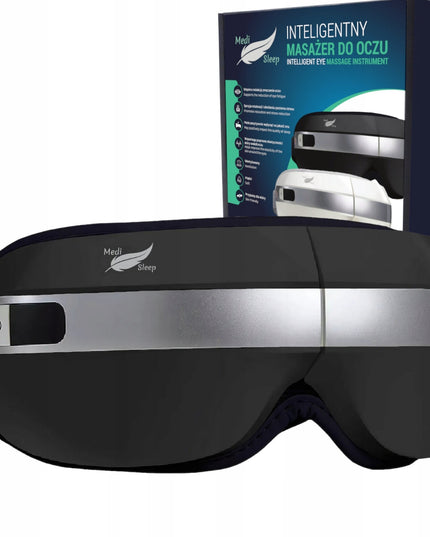 Veido ir akių masažuoklis su šiltu kompresu, 4 masažo režimai, BLUETOOTH reguliuojamas