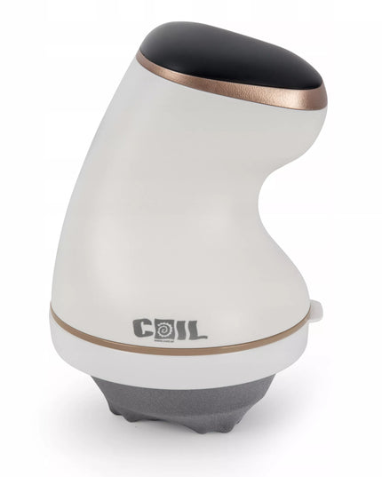 COIL 7-in-1 anticeliulitinis liekninantis stangrinantis kūno masažuoklis, baltas