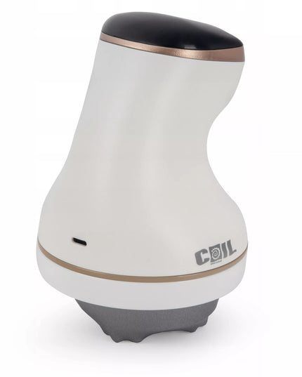 COIL 7-in-1 anticeliulitinis liekninantis stangrinantis kūno masažuoklis, baltas