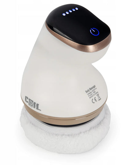 COIL 7-in-1 anticeliulitinis liekninantis stangrinantis kūno masažuoklis, baltas