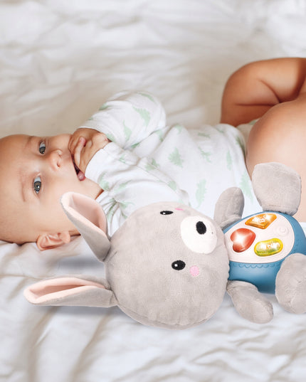 Minkštas interaktyvus pliušinis triušis vaikams