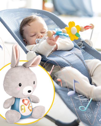 Minkštas interaktyvus pliušinis triušis vaikams