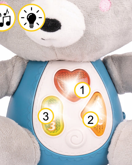 Minkštas interaktyvus pliušinis triušis vaikams