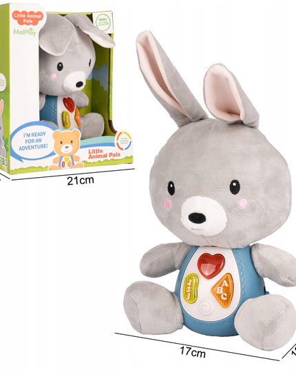 Minkštas interaktyvus pliušinis triušis vaikams