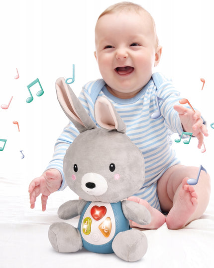 Minkštas interaktyvus pliušinis triušis vaikams