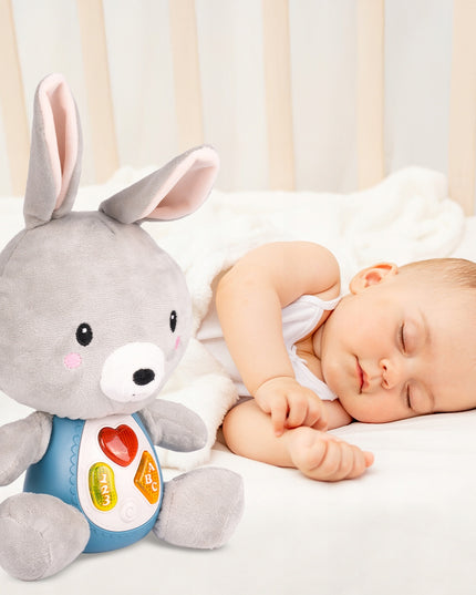 Minkštas interaktyvus pliušinis triušis vaikams