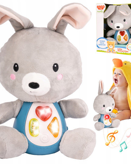 Minkštas interaktyvus pliušinis triušis vaikams