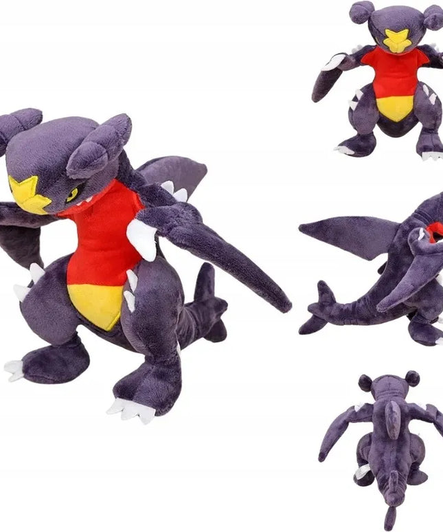 Pokémon Garchomp pliušinis žaislas – minkštas glėbesčiuojamas žaislas, puiki dovana
