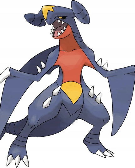 Pokémon Garchomp pliušinis žaislas – minkštas glėbesčiuojamas žaislas, puiki dovana