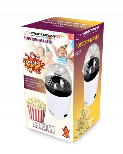 Esperanza namų spragėsių gaminimo aparatas, be riebalų, 1200 W, raudonas