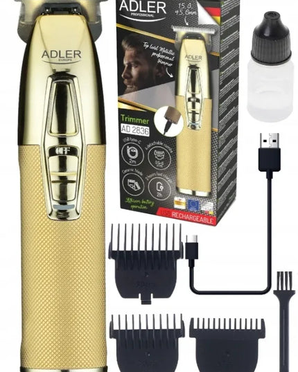Adler AD 2836g akumuliatorinis barzdos ir plaukų kirptuvas