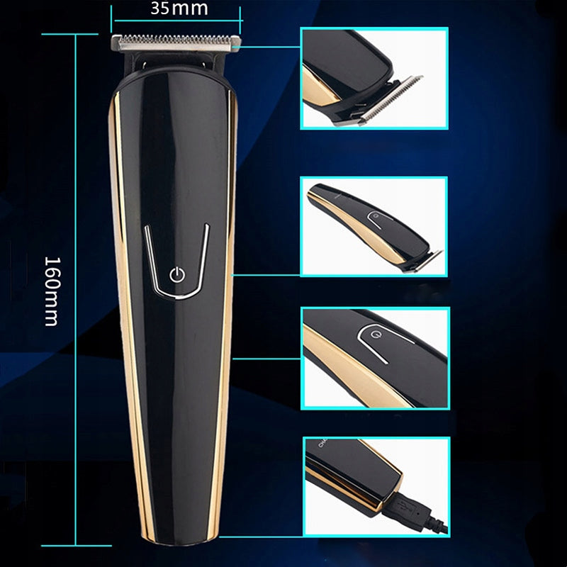 Kirpimo mašinėlė, trimeris, skustuvas - rinkinys barzdai, plaukams, nosiai, antakiams kirpti, su antgaliais