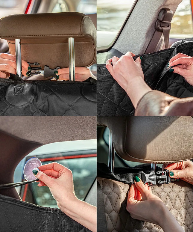 Universalus automobilio bagažinės kilimėlis šunims, apsauginis uždangalas