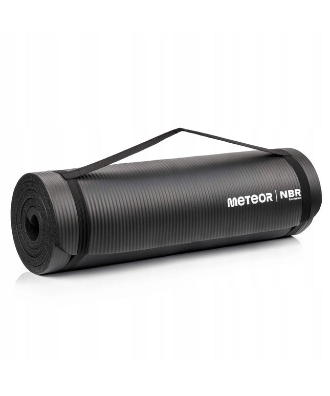 Meteor NBR mankštos kilimėlis jogai, fitnesui ir gimnastikai 182x62x1,5 cm