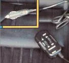 Šildoma automobilio sėdynės užklotinė su masažu, 12 V