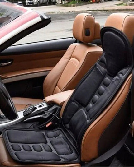 Šildantis masažinis kilimėlis su nuotolinio valdymo pulteliu automobiliui ir namams – nugaros masažuoklis