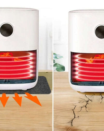 Apsauginis kilimėlis po "air fryer" gruzdintuvę, karščiui atsparus 44x30 cm