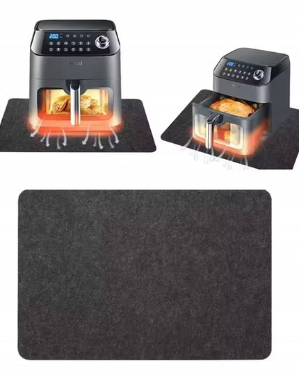 Apsauginis kilimėlis po "air fryer" gruzdintuvę, karščiui atsparus 44x30 cm