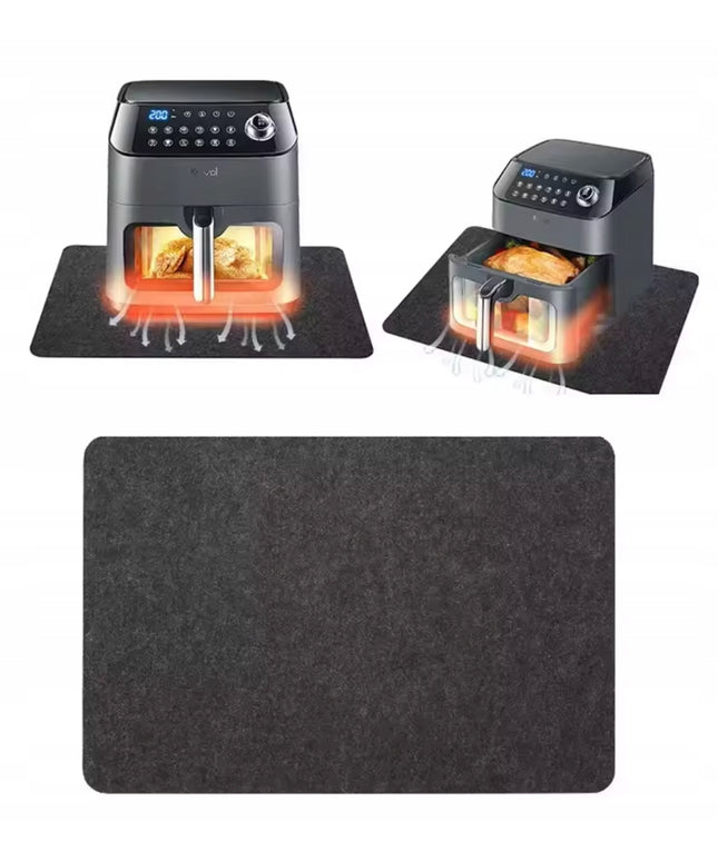 Apsauginis kilimėlis po "air fryer" gruzdintuvę, karščiui atsparus 44x30 cm