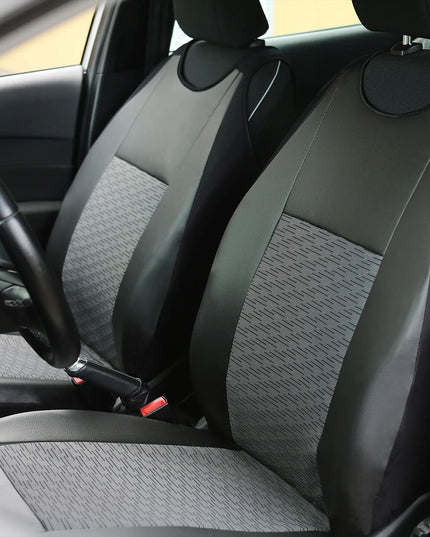 Automobilio sėdynės apsauginis užtiesalas „Pok-Ter SELECT“, juodas ir pilkas