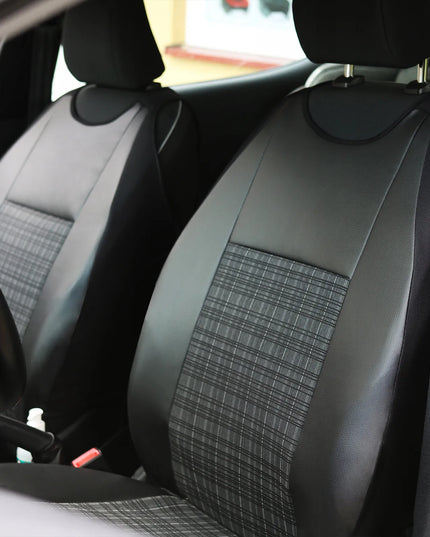 Automobilio sėdynės apsauginis užtiesalas „Pok-Ter SELECT“, juodas ir pilkas