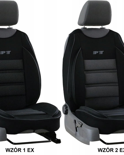 Profiliuotas automobilio sėdynės uždangalas Pok-Ter PRO ERGONOMIC PT-202, juodas