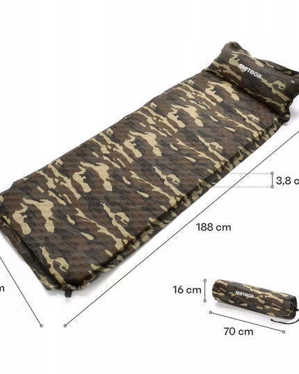 Meteor savaime prisipučiantis kilimėlis, čiužinys 188x66x3,8 su pagalve