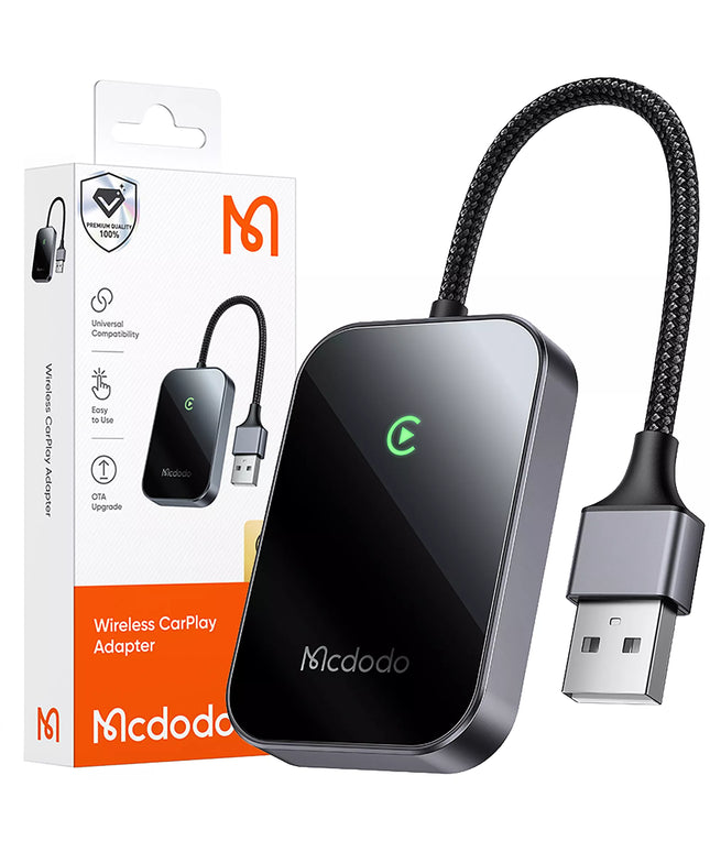 MCDODO belaidis Apple CarPlay adapteris Wireless Bluetooth USB USB-C