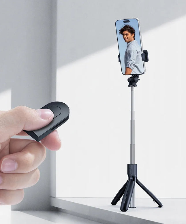 Mcdodo ilga asmenukių lazdelė-trikojis su Bluetooth, skirta iPhone ir Samsung