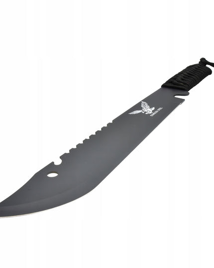 MEGA Peilis Mačetė Kardas Dėklas JUODA