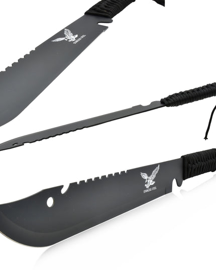 MEGA Peilis Mačetė Kardas Dėklas JUODA