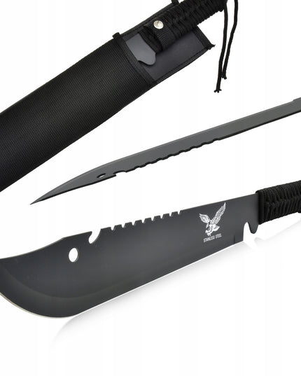 MEGA Peilis Mačetė Kardas Dėklas JUODA