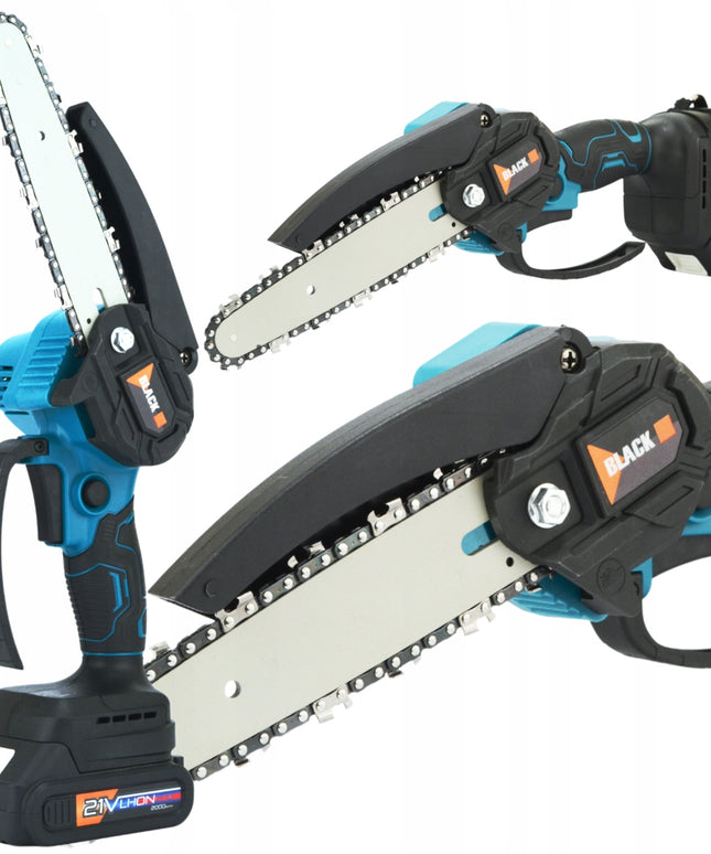 SUPER RINKINYS 2IN1 GENĖJIMO PJOVLAS SU KOTU 2M 21V AKUMULIATORIUS 2 VNT. KROVIKLIS AKCIJA