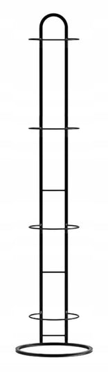 Metalinis pakabinamas laikiklis stovas kamuoliams, kamuoliui, kepurei, kepurėms, gėlytės vazonui, keturi