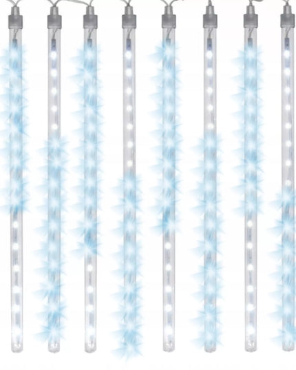 Goliat LED krentančio sniego varvekliai, 288 LED, IP44, lauko kalėdinis apšvietimas