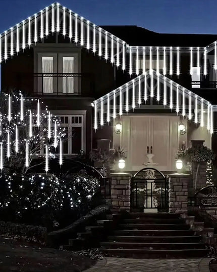 Goliat LED krentančio sniego varvekliai, 288 LED, IP44, lauko kalėdinis apšvietimas