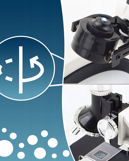 OPTINIS MIKROSKOPAS ZOOM 1200X LABORATORINIS RINKINYS 3 OBJEKTYVAIS + AKSESUARAI