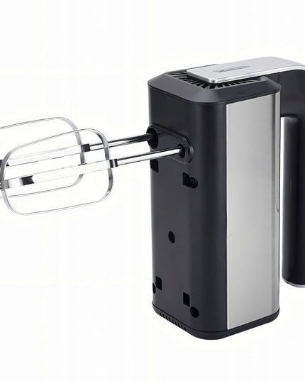 RANKINIS MAIŠYTUVAS VIRTUVEI 300W TURBO, 5 GREIČIAI, METALINĖS ŠLUOTELĖS, TEŠLOS KULIAI, SIDABRINĖS SPALVOS