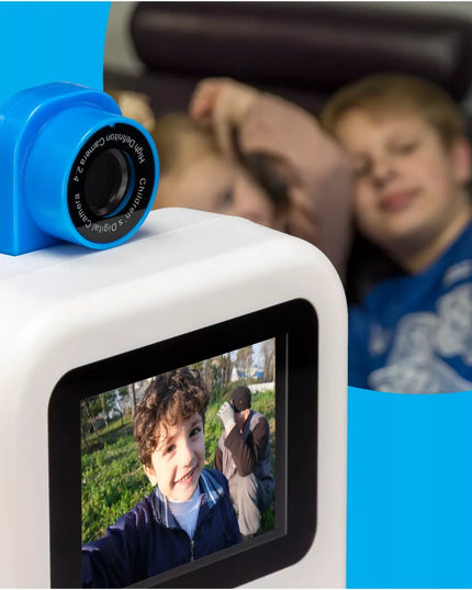 MINI TERMO spausdintuvas "Pstryk" momentinis fotoaparatas vaikams, su 12 ritinėlių